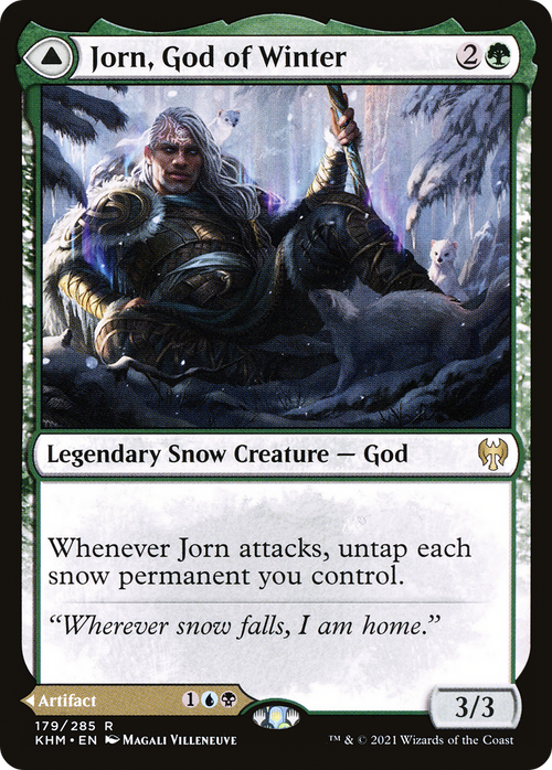 Jorn, God of Winter (KHM-179) - Kaldheim: (snow) Foil