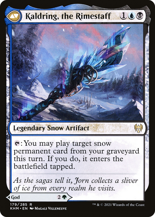 Jorn, God of Winter (KHM-179) - Kaldheim: (snow) Foil