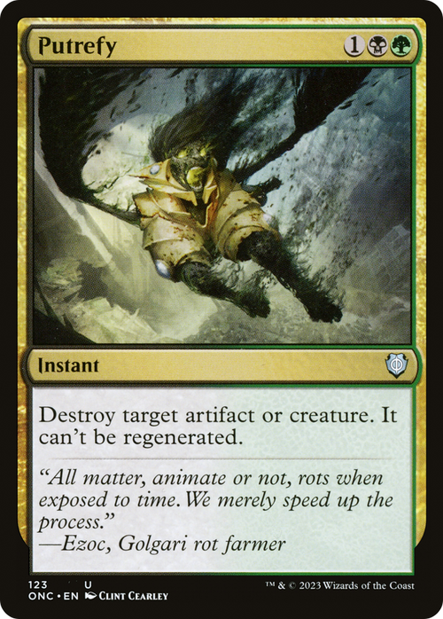 Putrefy (ONC-123) - Phyrexia: All Will Be One Commander