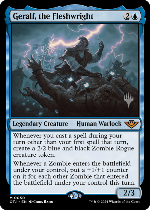 Geralf, the Fleshwright (PPOTJ-050) - Outlaws of Thunder Junction Promos Foil
