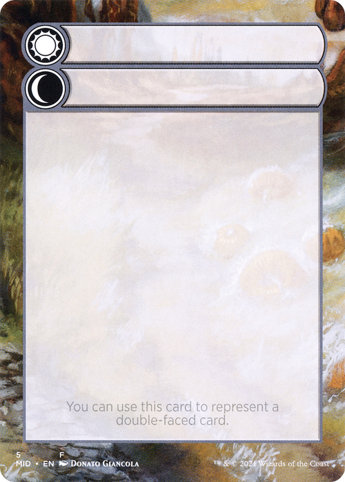 Double-Faced Substitute Card (SMID-005) - Innistrad: Midnight Hunt Substitute Cards (Borderless)