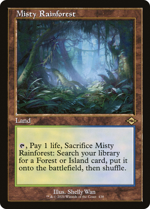 Misty Rainforest (MH2-438) - Modern Horizons 2 Foil