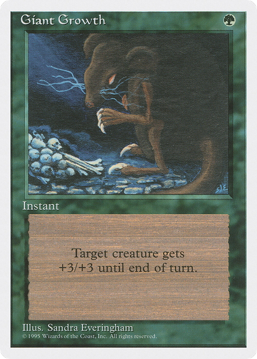 Giant Growth (4ED-) - Fourth Edition
