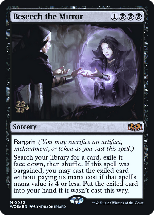 Beseech the Mirror (PRE-082) - Wilds of Eldraine Promos Foil