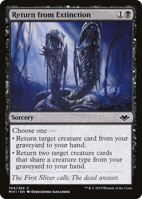 Return from Extinction (MH1-104) - Modern Horizons Foil