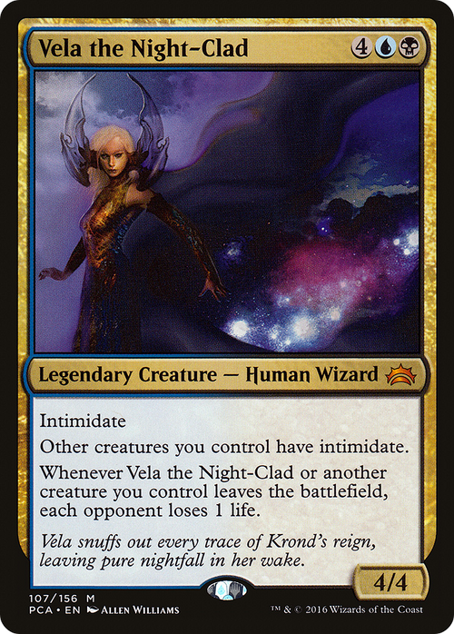 Vela the Night-Clad (PCA-107) - Planechase Anthology