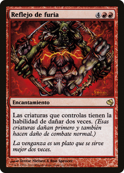 Rage Reflection (Spanish) - "Reflejo de furia" (PS11-119) - Salvat 2011