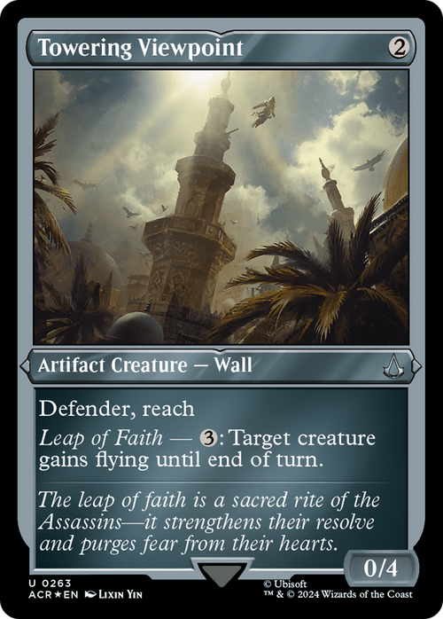 Towering Viewpoint (Foil Etched) (ACR-263) - Assassin's Creed Foil