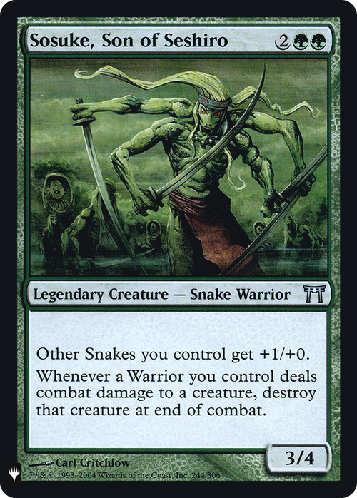 Sosuke, Son of Seshiro (LIST-CHK-244) - The List Foil