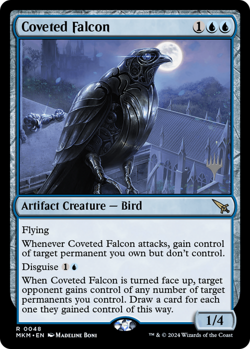 Coveted Falcon (PPMKM-048) - Murders at Karlov Manor Promos