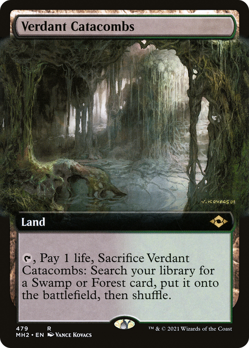 Verdant Catacombs (Extended Art) (MH2-479) - Modern Horizons 2: (Extended Art) Foil