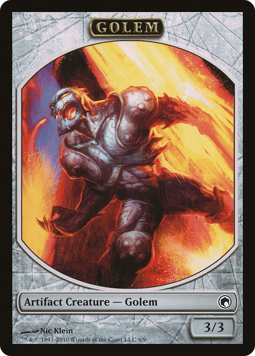 Golem (SOM-006) - Scars of Mirrodin Tokens