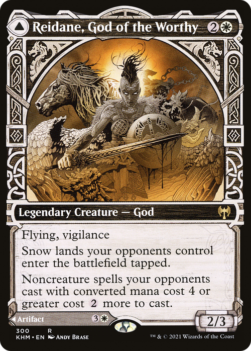 Reidane, God of the Worthy (Showcase) (KHM-300) - Kaldheim: (Showcase)