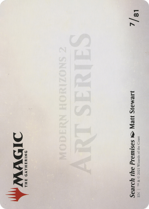 Search the Premises // Search the Premises (AMH2-007) - Modern Horizons 2 Art Series (Borderless)