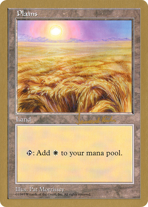 Plains (436) - 1997 Janosch Kuhn (5ED) (WCD-) - World Championship Decks 1997
