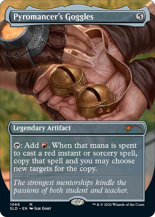 Pyromancer's Goggles (SLD-1066) - Secret Lair Drop (Borderless) Foil