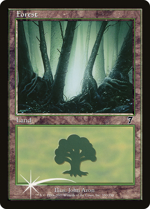 Forest (330) (7ED-330) - 7th Edition Foil