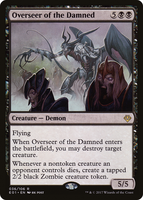 Overseer of the Damned (AC2-036) - Archenemy: Nicol Bolas