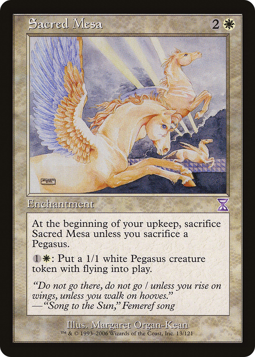 Sacred Mesa (TSB-013) - Time Spiral Timeshifted Foil
