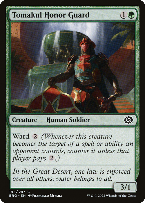 Tomakul Honor Guard (BRO-195) - The Brothers' War Foil