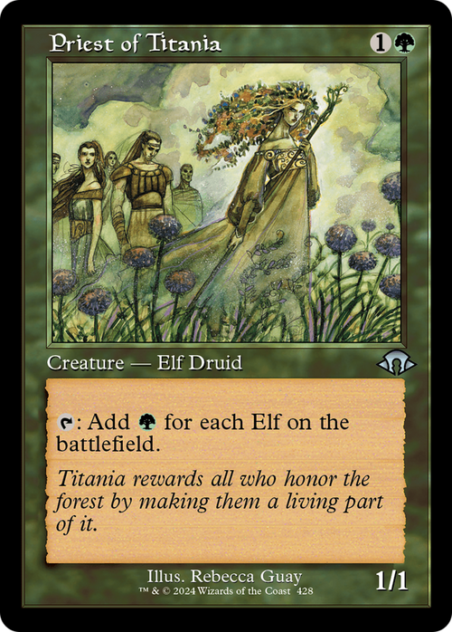 Priest of Titania (Retro Frame) (MH3-428) - Modern Horizons 3