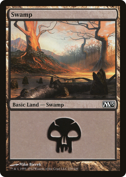 Swamp (239) (M13-239) - Magic 2013 Foil