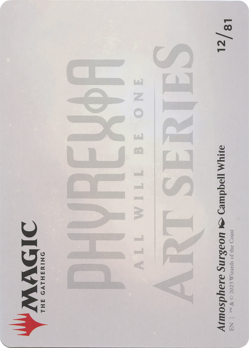 Atmosphere Surgeon // Atmosphere Surgeon (AONE-012) - Phyrexia: All Will Be One Art Series (Borderless)