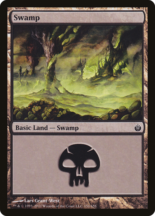 Swamp (151) (MBS-151) - Mirrodin Besieged