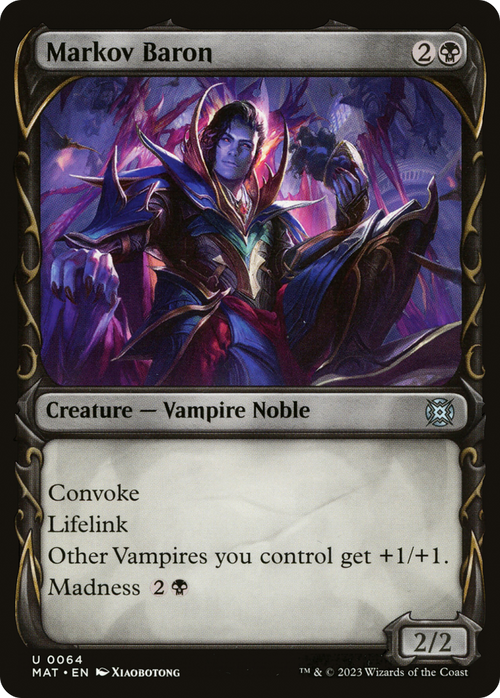 Markov Baron (Showcase) (MAT-064) - March of the Machine: The Aftermath: (Showcase) Foil