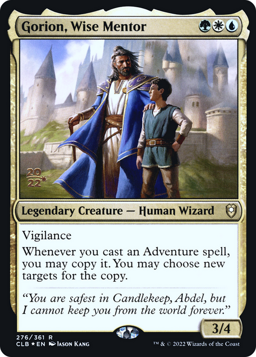 Gorion, Wise Mentor (PRE-276) - Battle for Baldur's Gate Promos Foil
