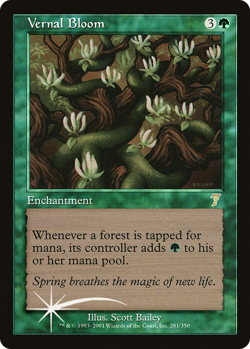 Vernal Bloom (7ED-281) - 7th Edition Foil