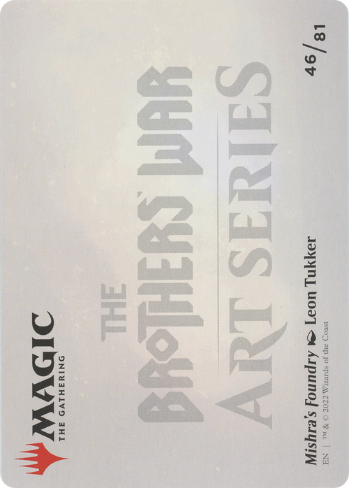 Mishra's Foundry // Mishra's Foundry (ABRO-046) - The Brothers' War Art Series (Borderless)