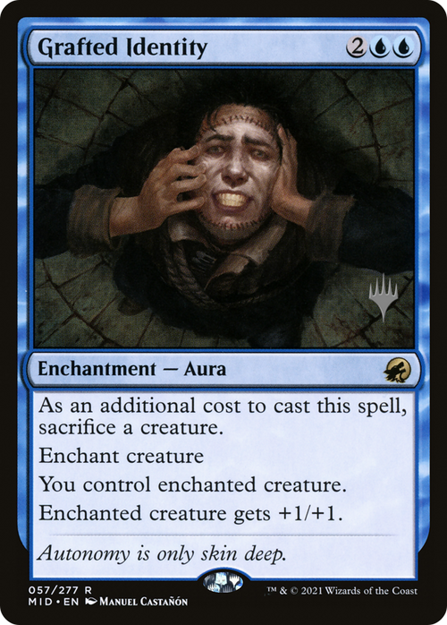 Grafted Identity (PPMID-57P) - Innistrad: Midnight Hunt Promos Foil