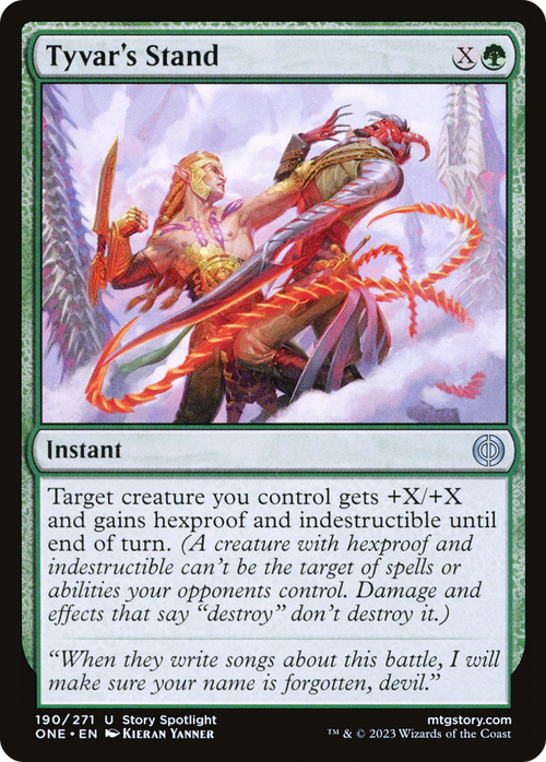 Tyvar's Stand (ONE-190) - Phyrexia: All Will Be One