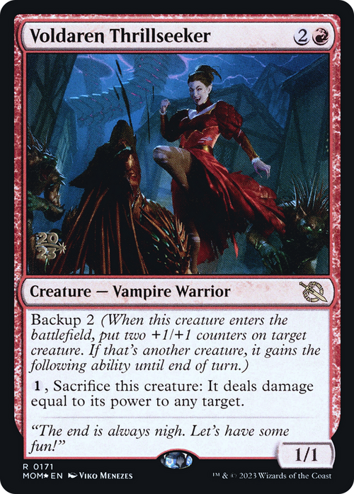Voldaren Thrillseeker (PRE-171) - March of the Machine Promos Foil