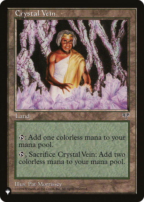 Crystal Vein (LIST-) - The List