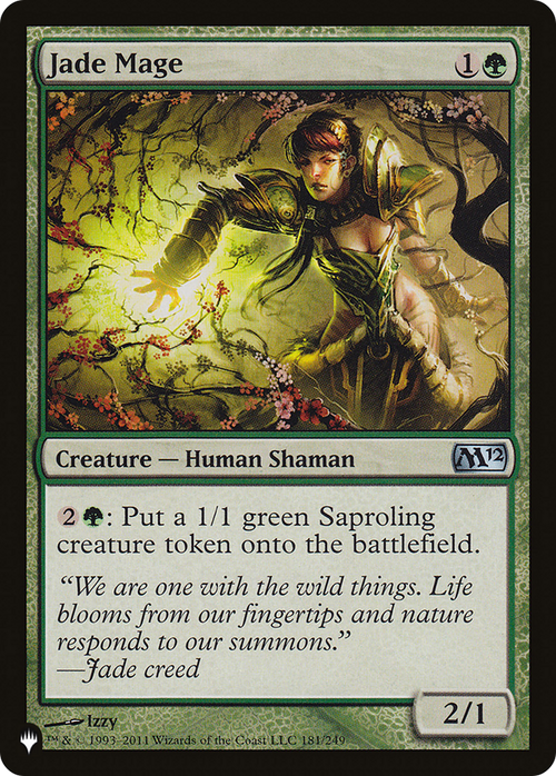 Jade Mage (LIST-M12-181) - The List