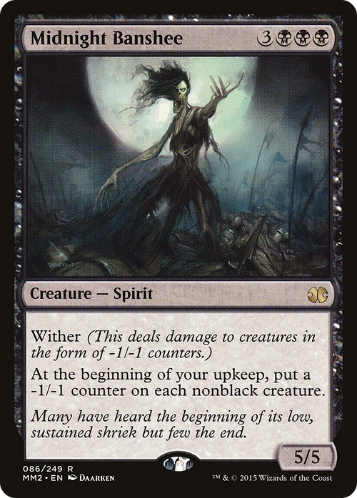 Midnight Banshee (MM2-086) - Modern Masters 2015 Foil