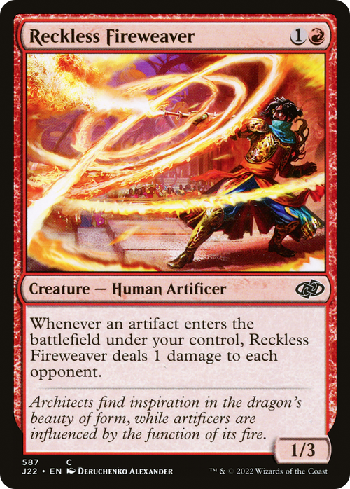 Reckless Fireweaver (J22-587) - Jumpstart 2022