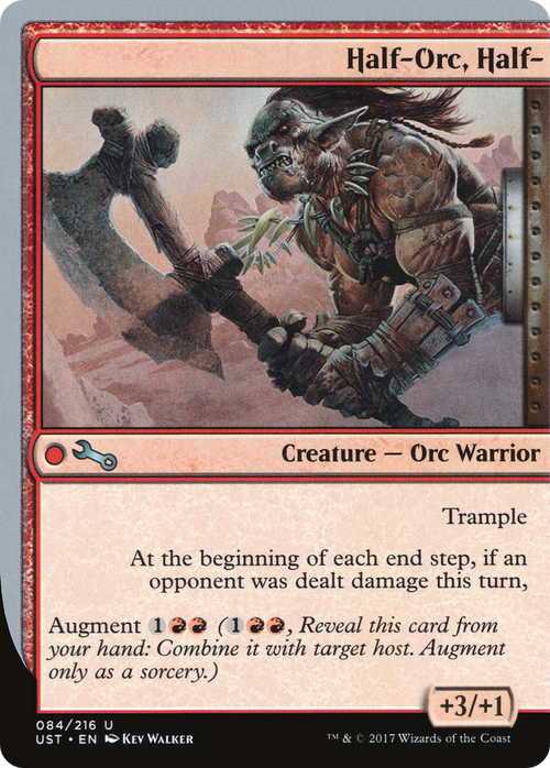 Half-Orc, Half- (UST-084) - Unstable Foil