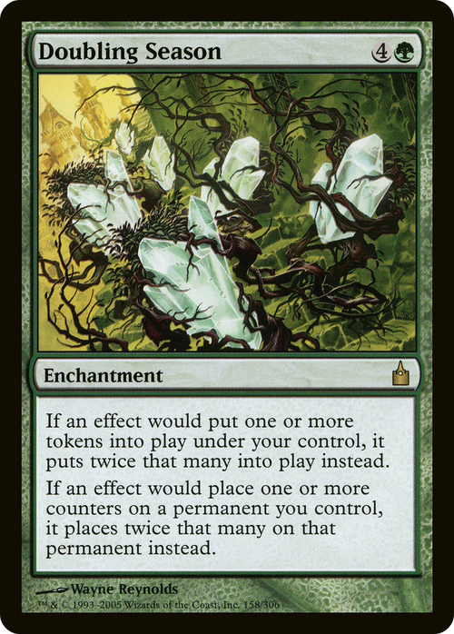 Doubling Season (RAV-158) - Ravnica: City of Guilds Foil