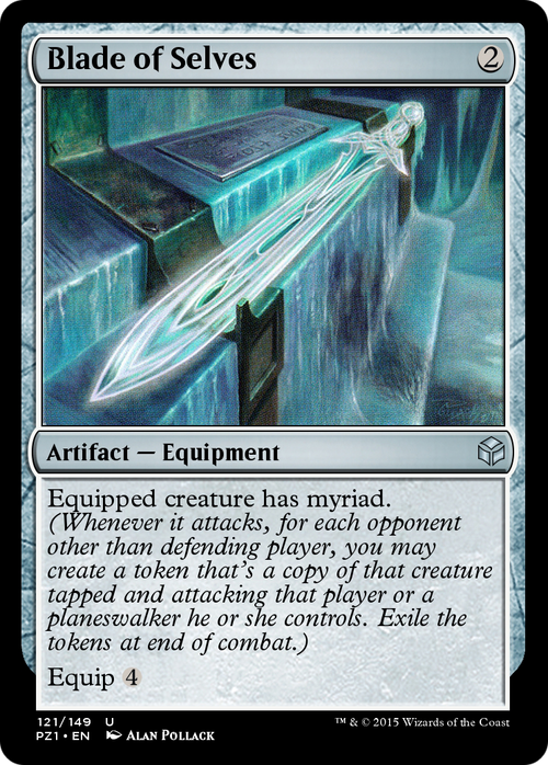Blade of Selves (PZ1-121) - Legendary Cube Prize Pack Foil