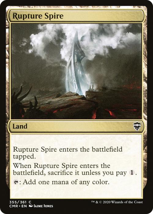 Rupture Spire (355) (CMR-355) - Commander Legends Foil
