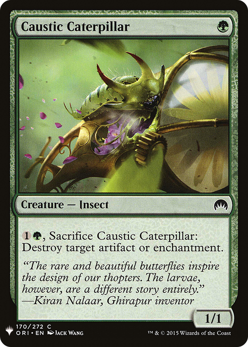 Caustic Caterpillar (LIST-ORI-170) - The List
