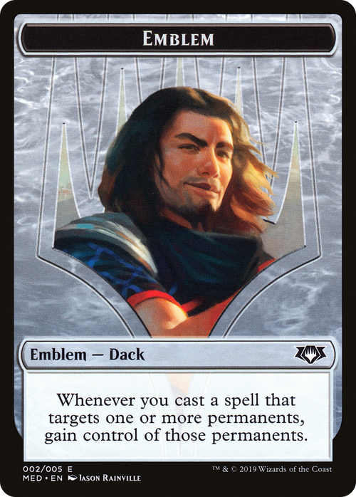 Emblem - Dack Fayden (MED2-0R2) - Mythic Edition Tokens