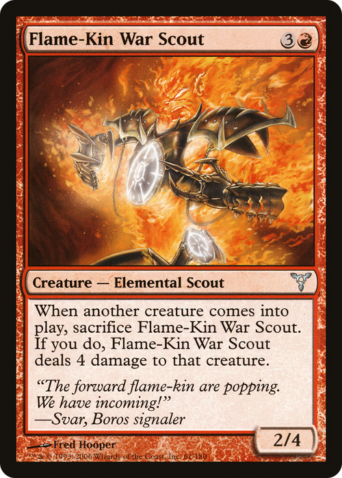 Flame-Kin War Scout (DIS-061) - Dissension