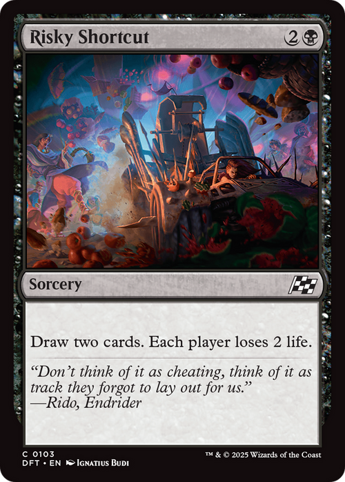 Risky Shortcut (DFT-103) - Aetherdrift Foil