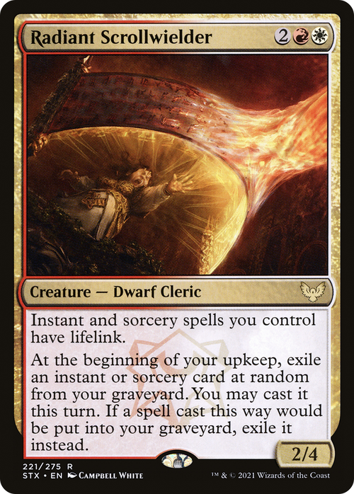Radiant Scrollwielder (STX-221) - Strixhaven: School of Mages Foil