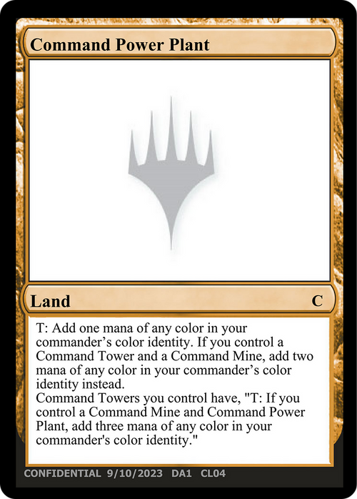 Command Power Plant (UNK-) - Unknown Event