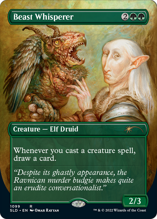 Beast Whisperer (Borderless) (SLD-1099) - Secret Lair Drop Foil